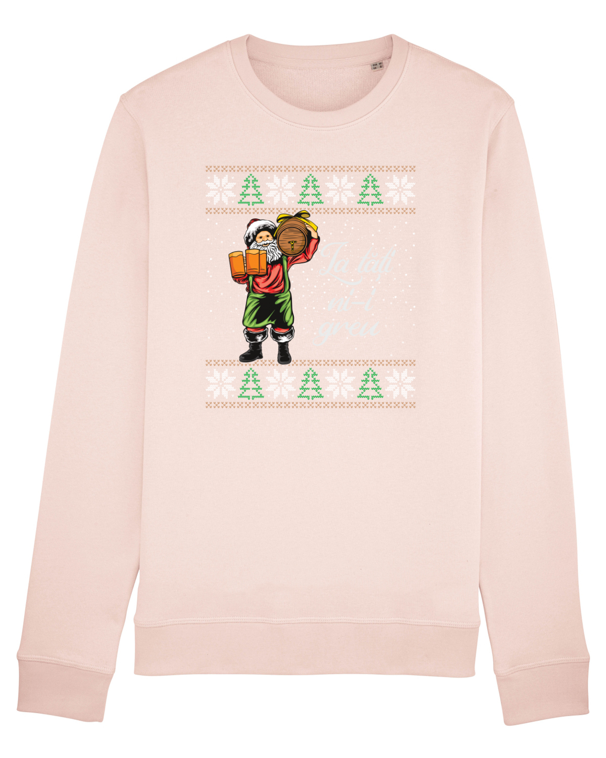 Bluză mânecă lungă Unisex Rise Candy Pink