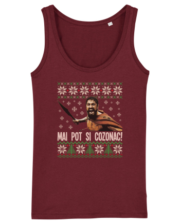 cu motive de Craciun - Mai pot și cozonac Burgundy