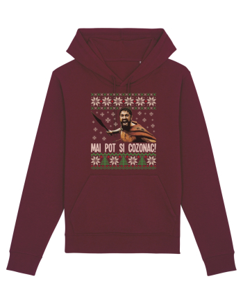 cu motive de Craciun - Mai pot și cozonac Burgundy