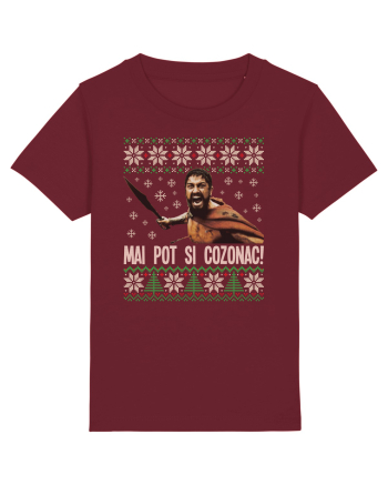 cu motive de Craciun - Mai pot și cozonac Burgundy