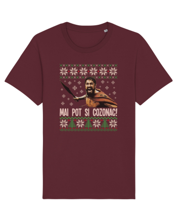 cu motive de Craciun - Mai pot și cozonac Burgundy