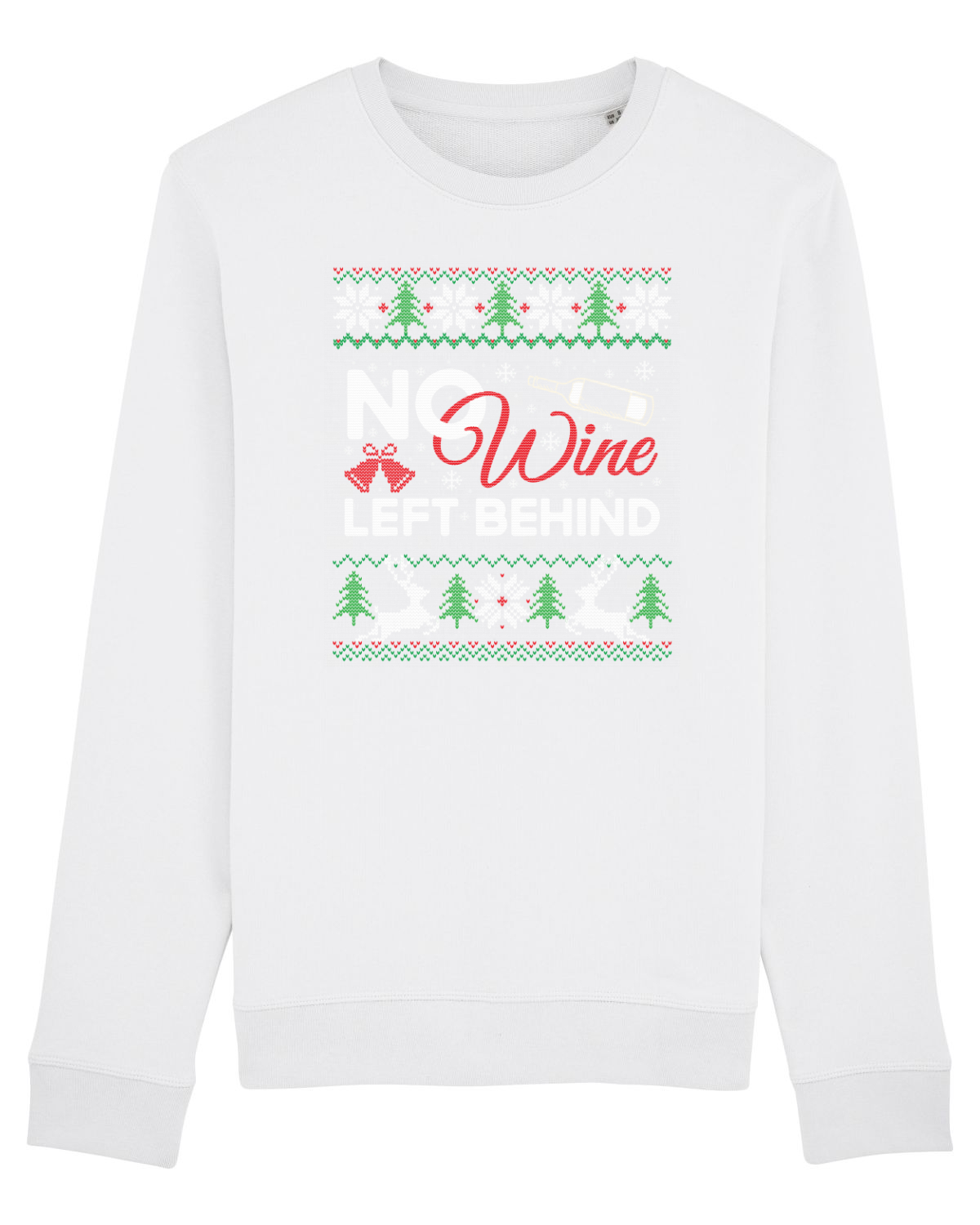 Bluză mânecă lungă Unisex Rise White