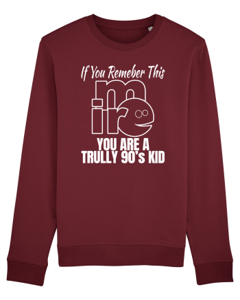 mIRC If You Remember This You Are A Trully 90's Kid Burgundy