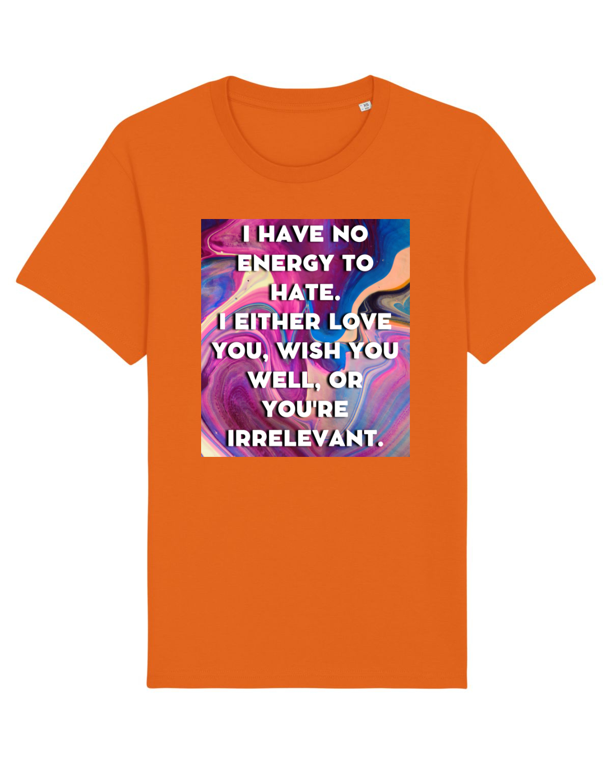 Tricou mânecă scurtă Unisex Rocker Bright Orange