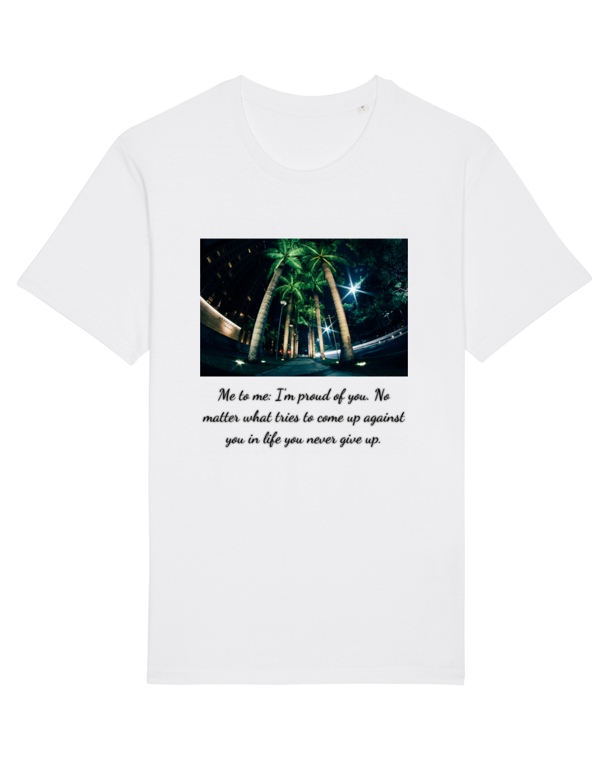 Tricou mânecă scurtă Unisex Rocker White
