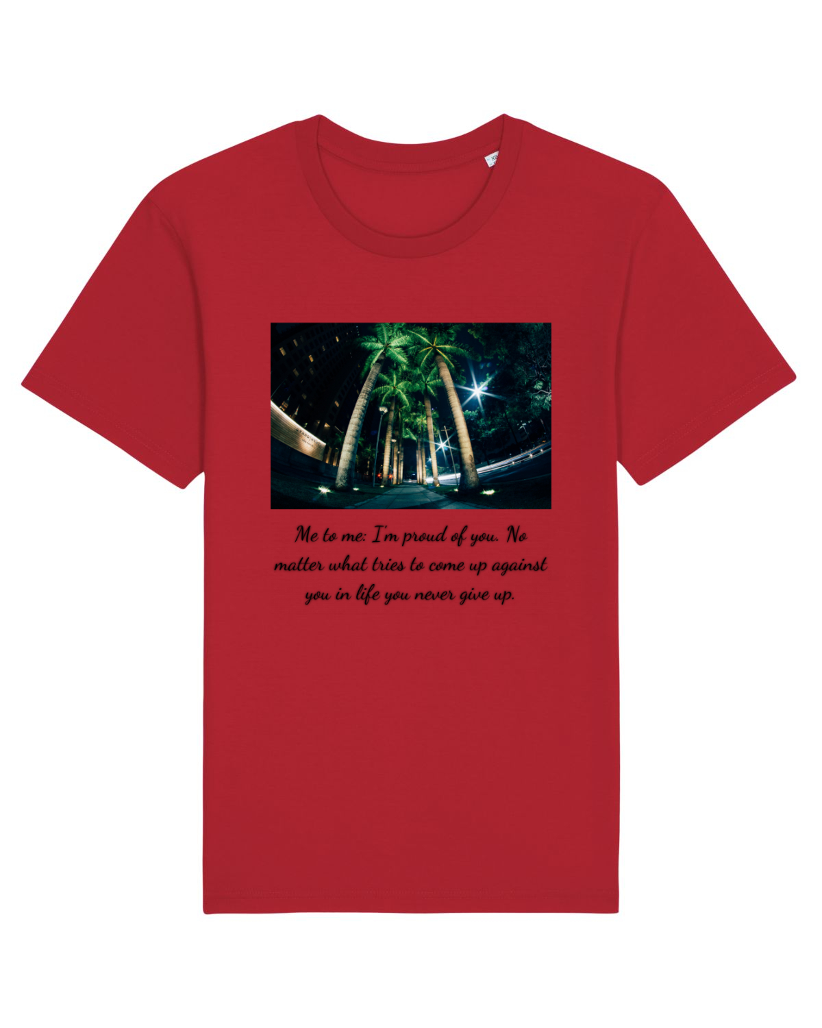 Tricou mânecă scurtă Unisex Rocker Red