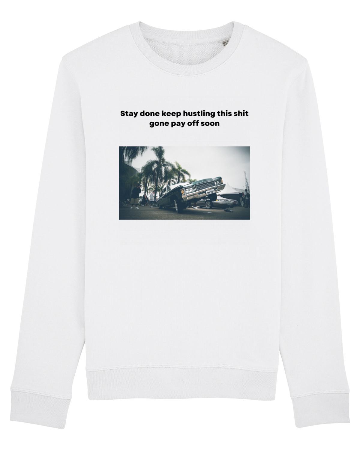 Bluză mânecă lungă Unisex Rise White