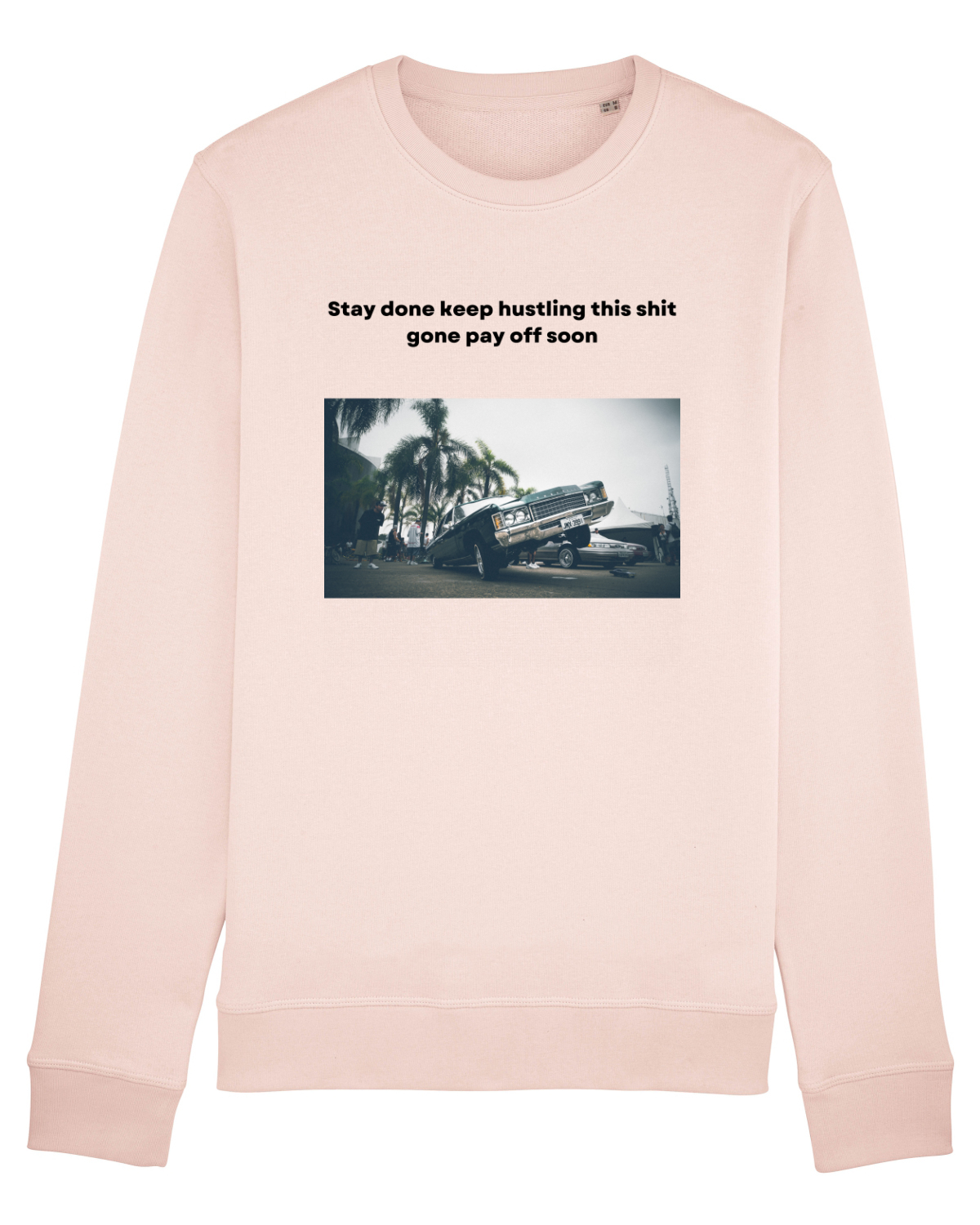 Bluză mânecă lungă Unisex Rise Candy Pink