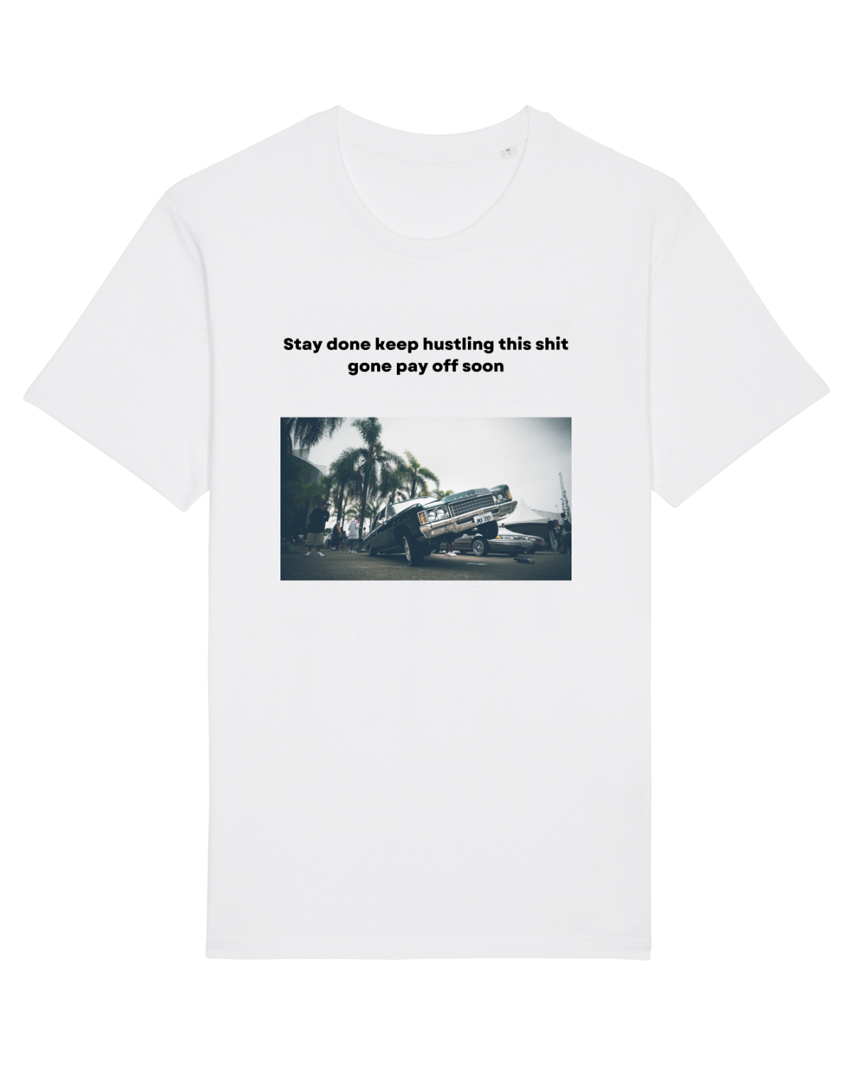 Tricou mânecă scurtă Unisex Rocker White
