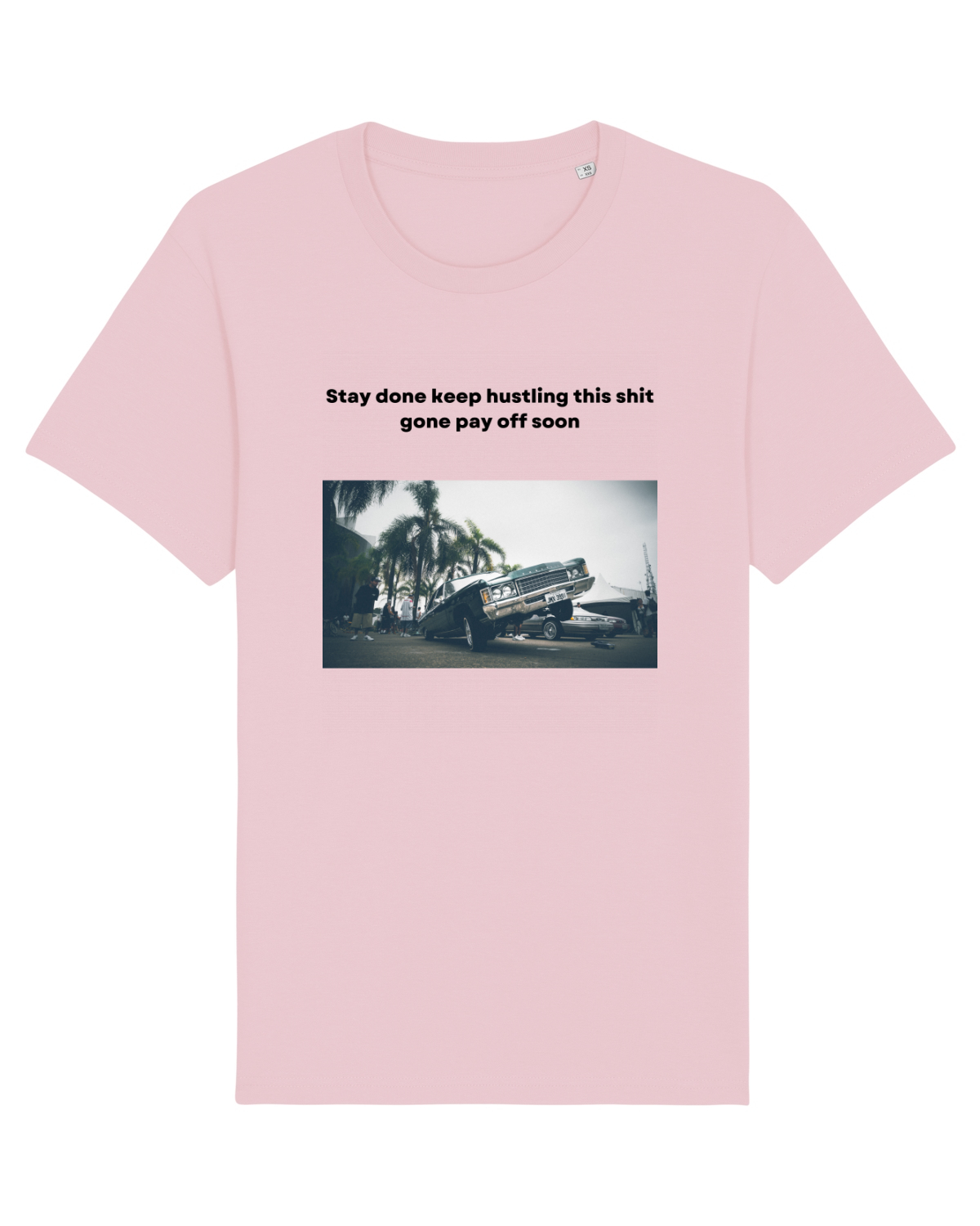 Tricou mânecă scurtă Unisex Rocker Cotton Pink