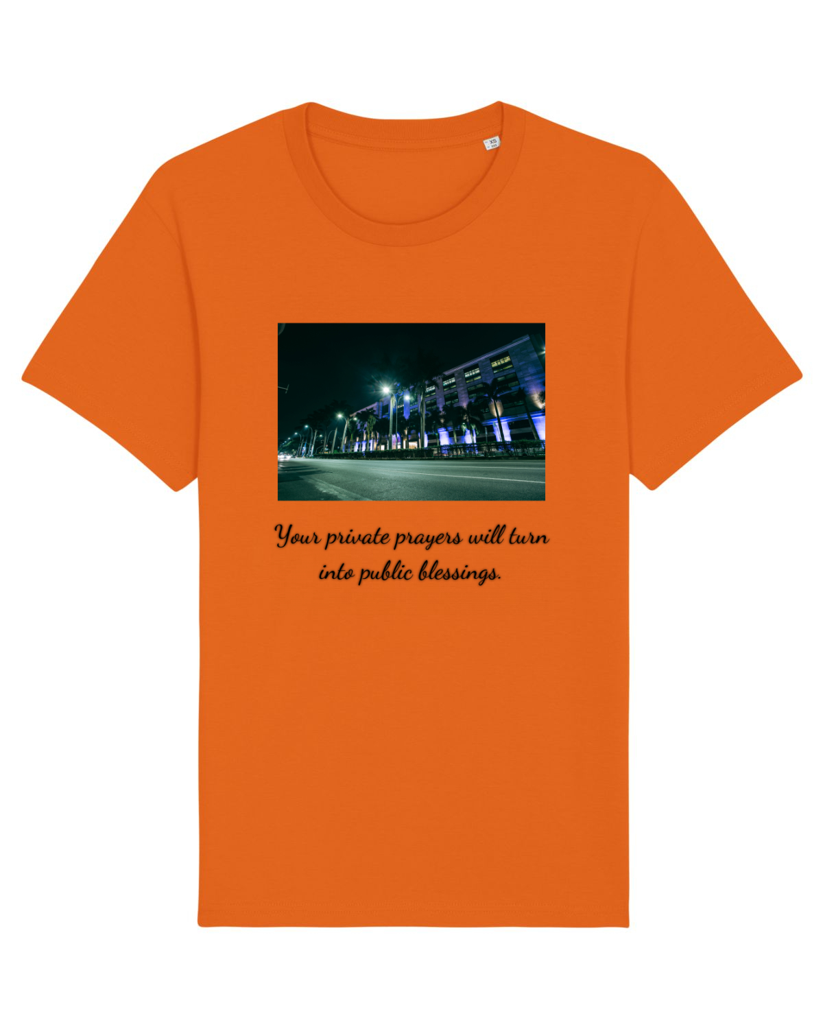 Tricou mânecă scurtă Unisex Rocker Bright Orange