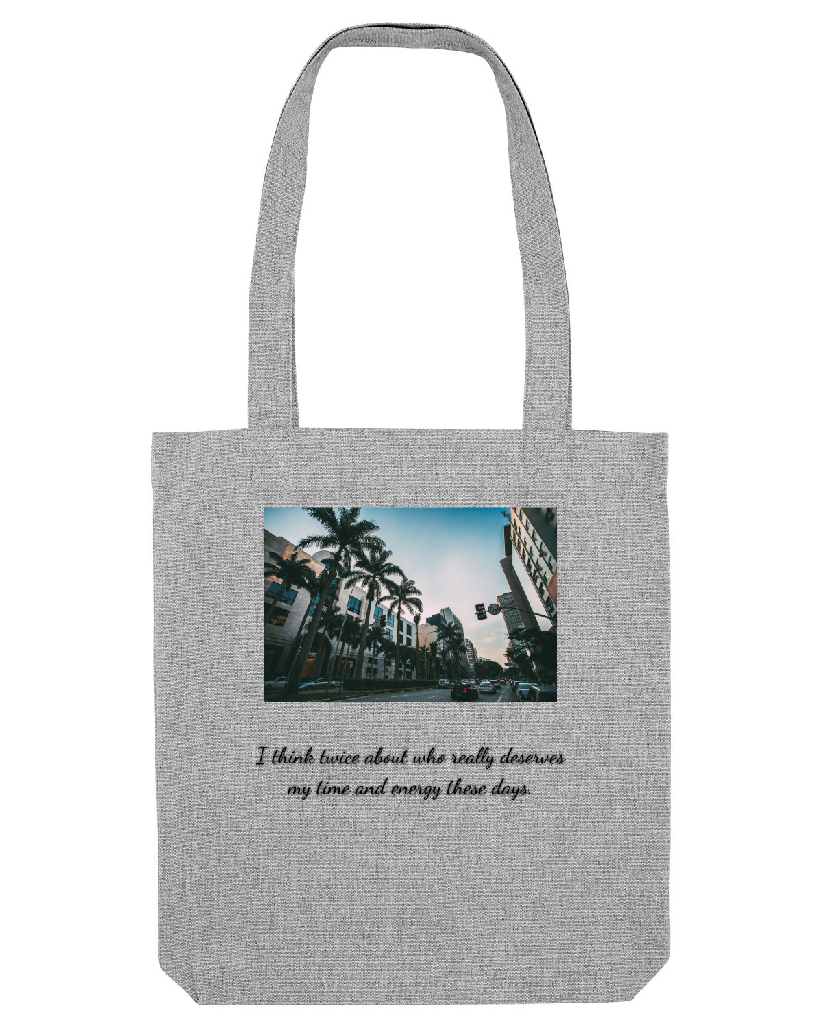 Sacoșă textilă Heather Grey