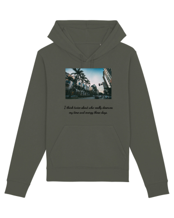 i think twice about who really deserves my time... Khaki