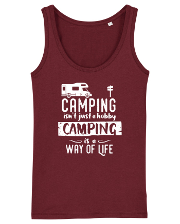 Camping a way of life Burgundy