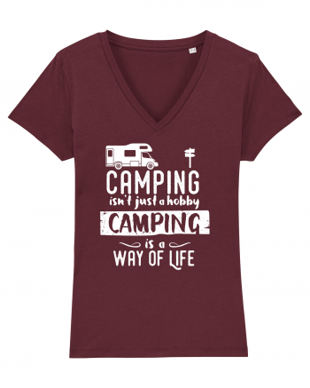 Camping a way of life Burgundy