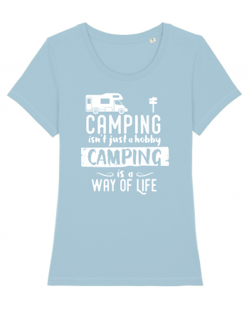 Camping a way of life Sky Blue