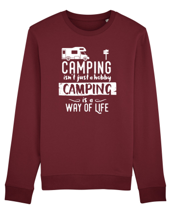 Camping a way of life Burgundy