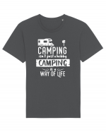 Camping a way of life Tricou mânecă scurtă Unisex Rocker