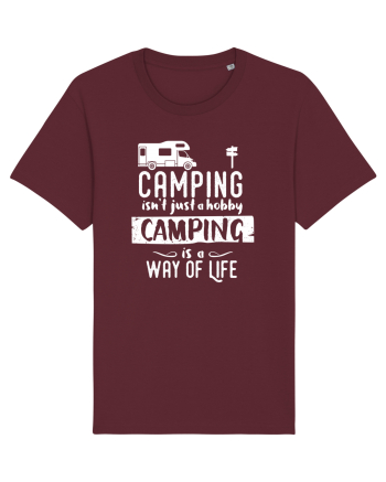Camping a way of life Burgundy