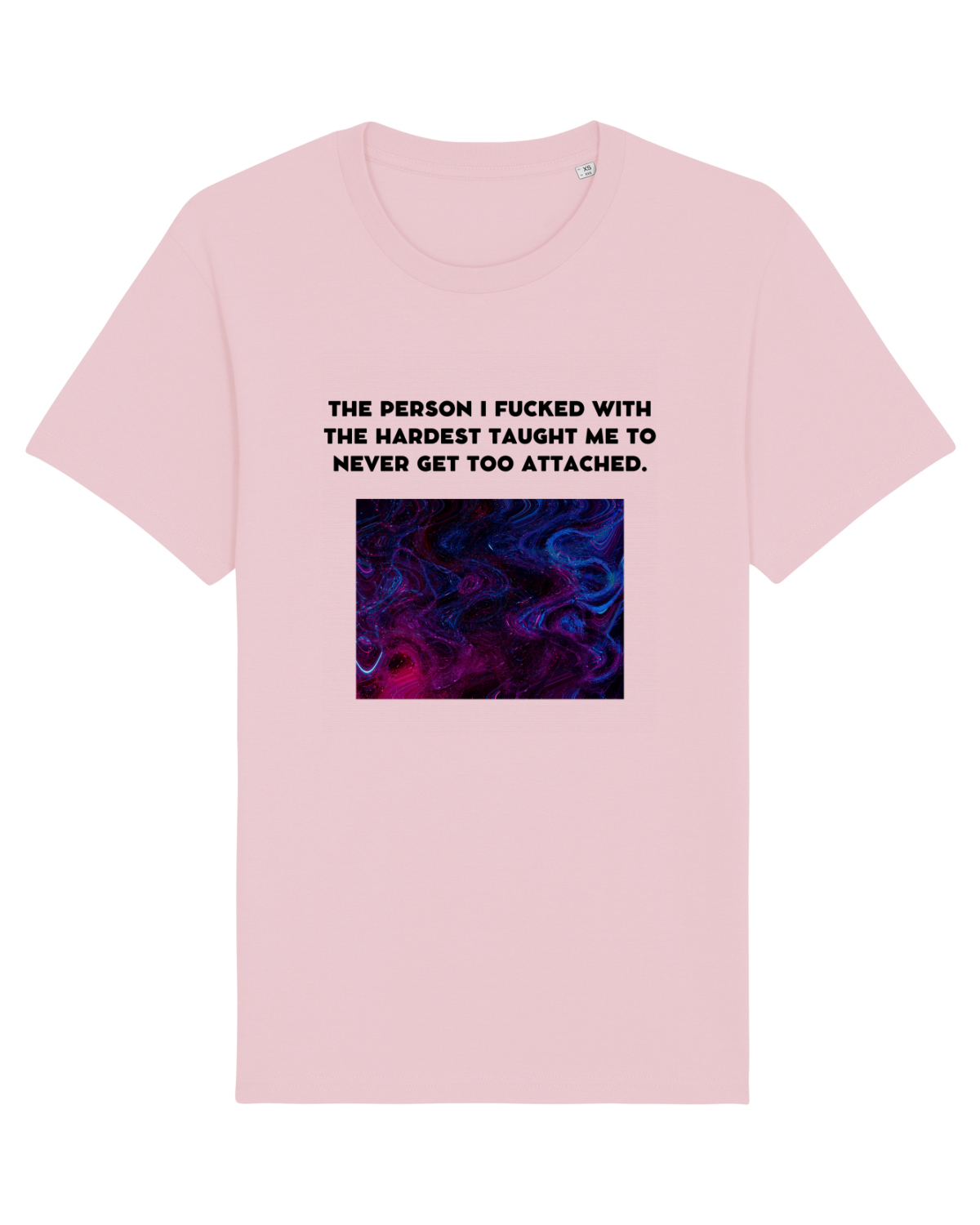 Tricou mânecă scurtă Unisex Rocker Cotton Pink