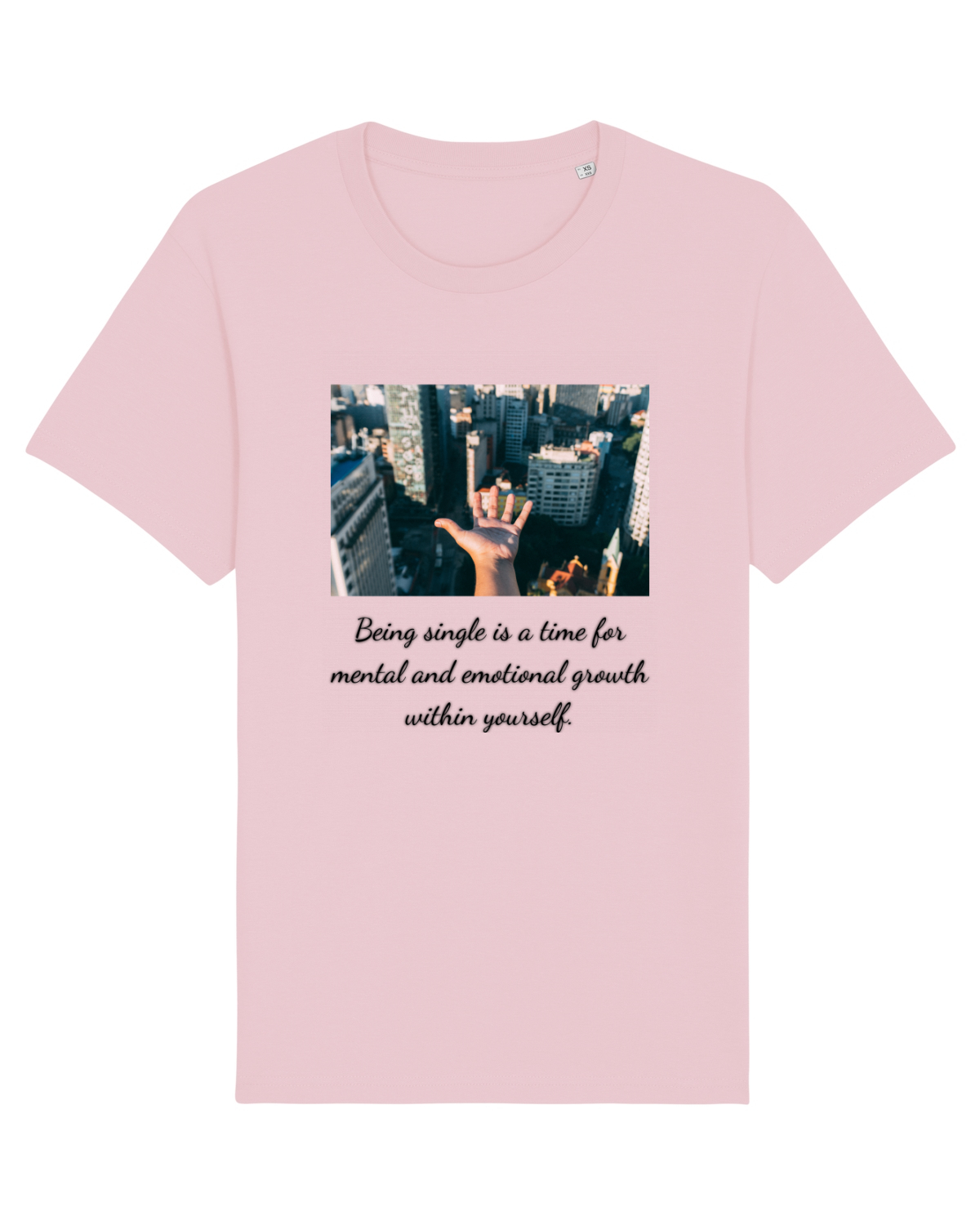 Tricou mânecă scurtă Unisex Rocker Cotton Pink