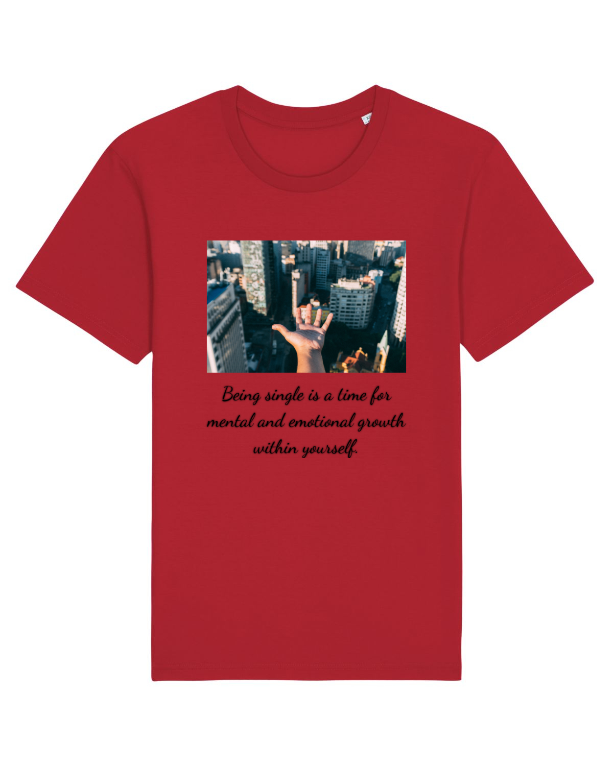 Tricou mânecă scurtă Unisex Rocker Red