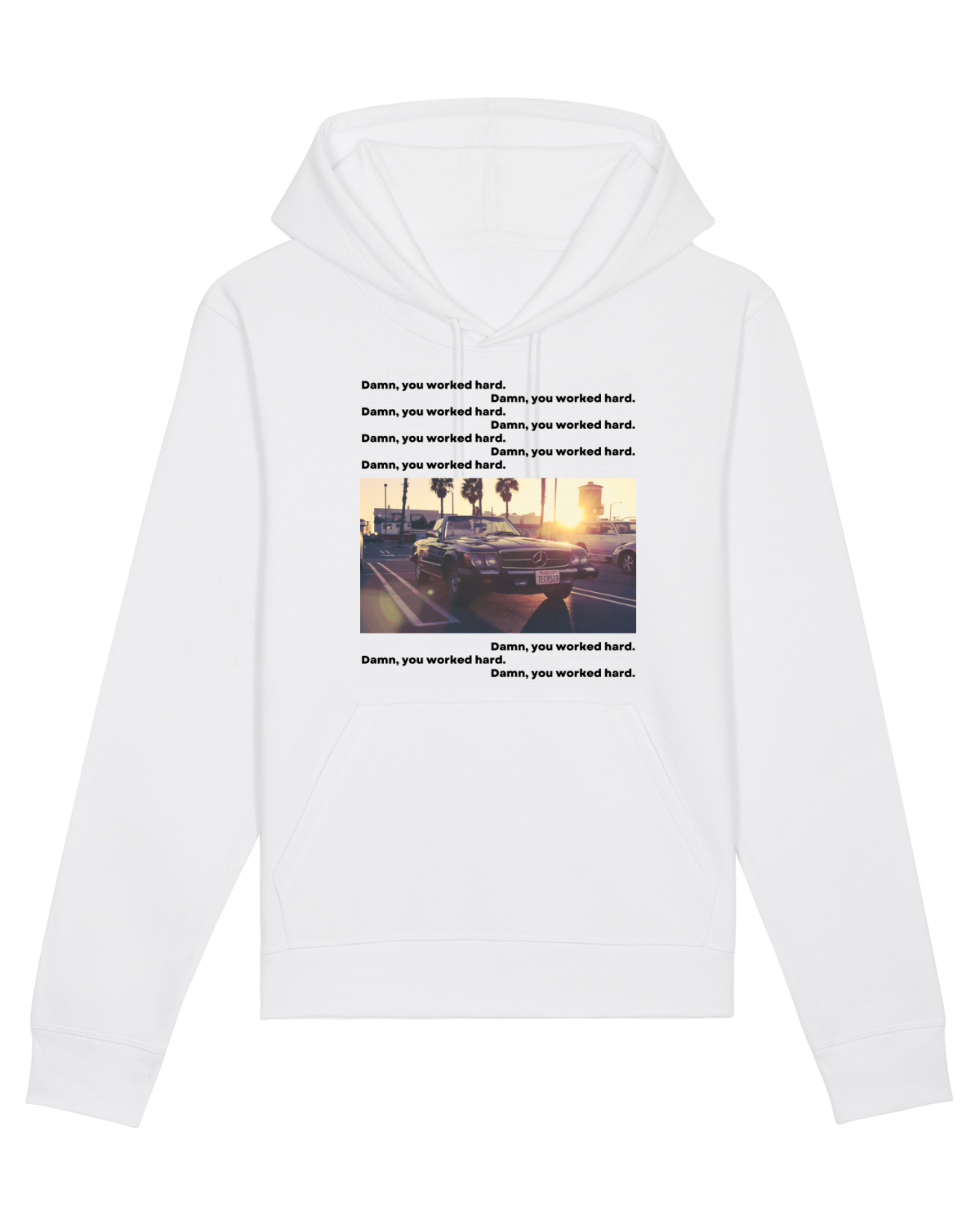 Hanorac Unisex Drummer White