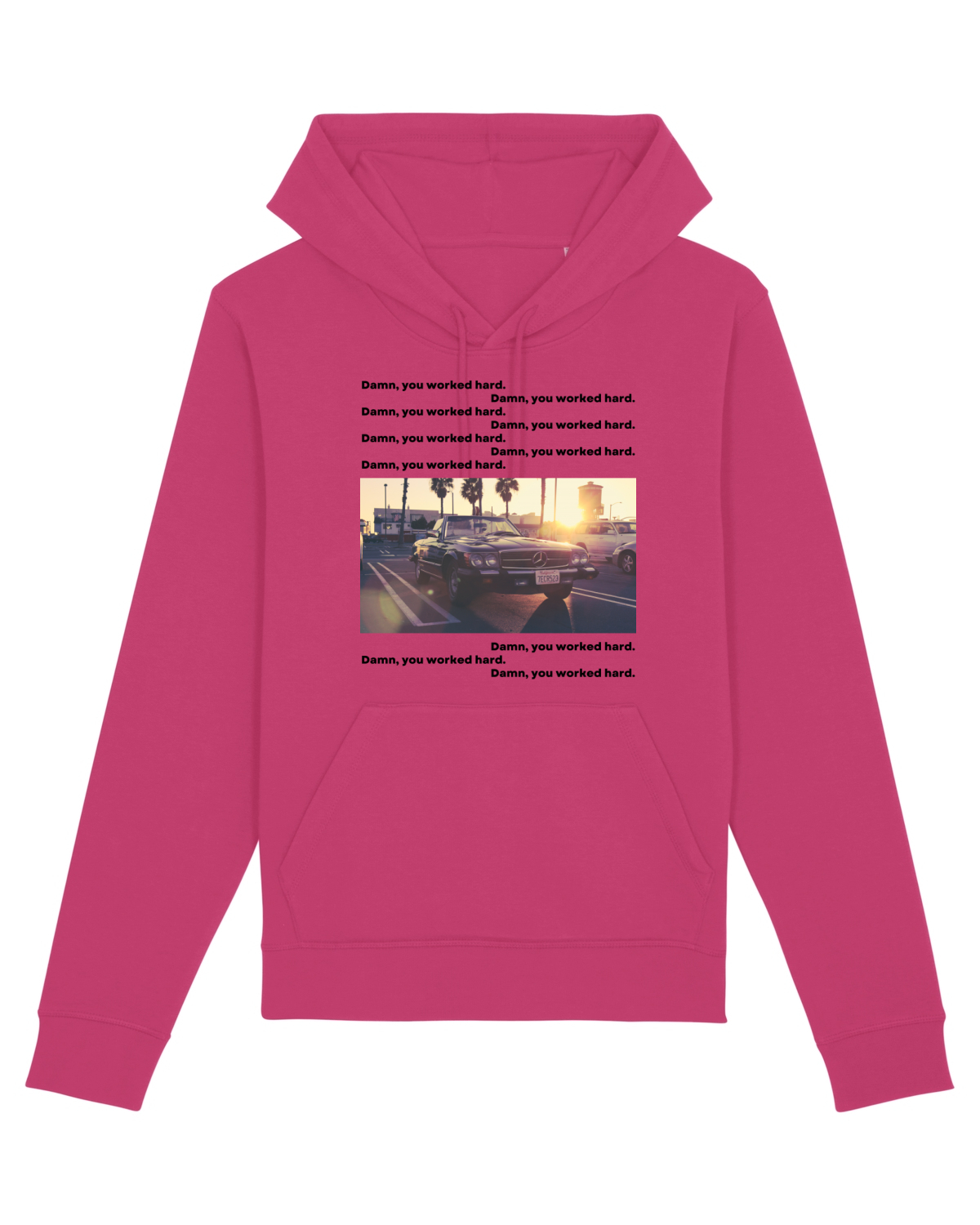 Hanorac Unisex Drummer Raspberry