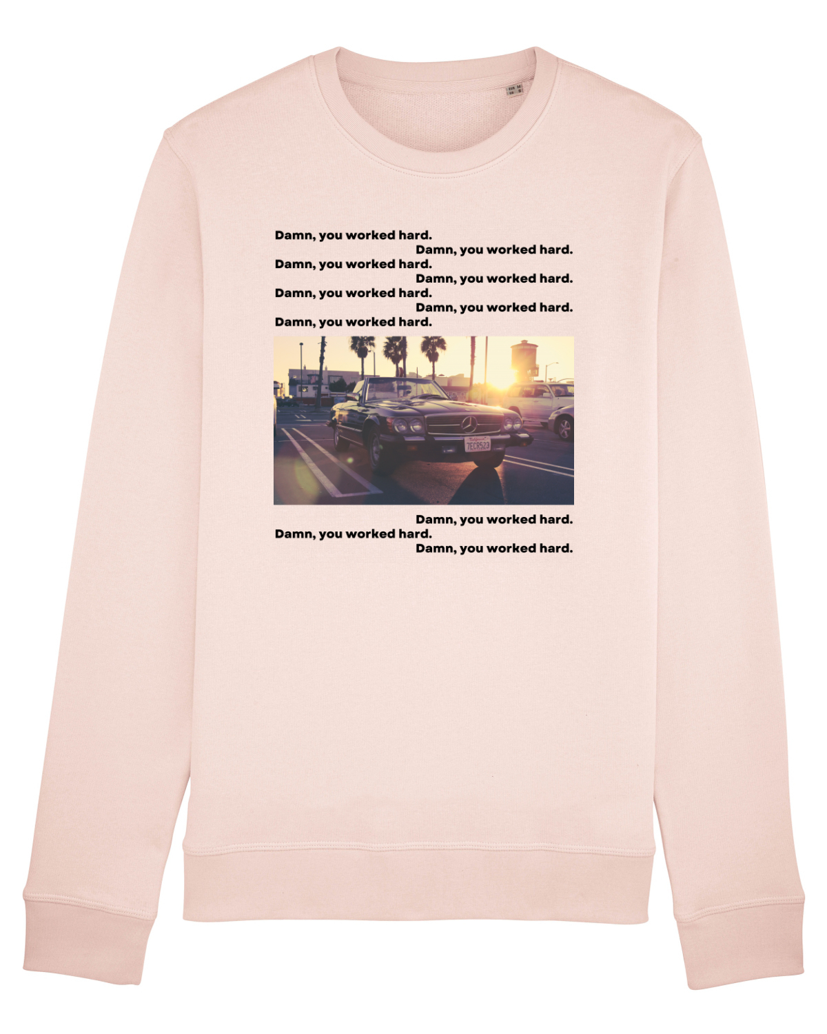Bluză mânecă lungă Unisex Rise Candy Pink