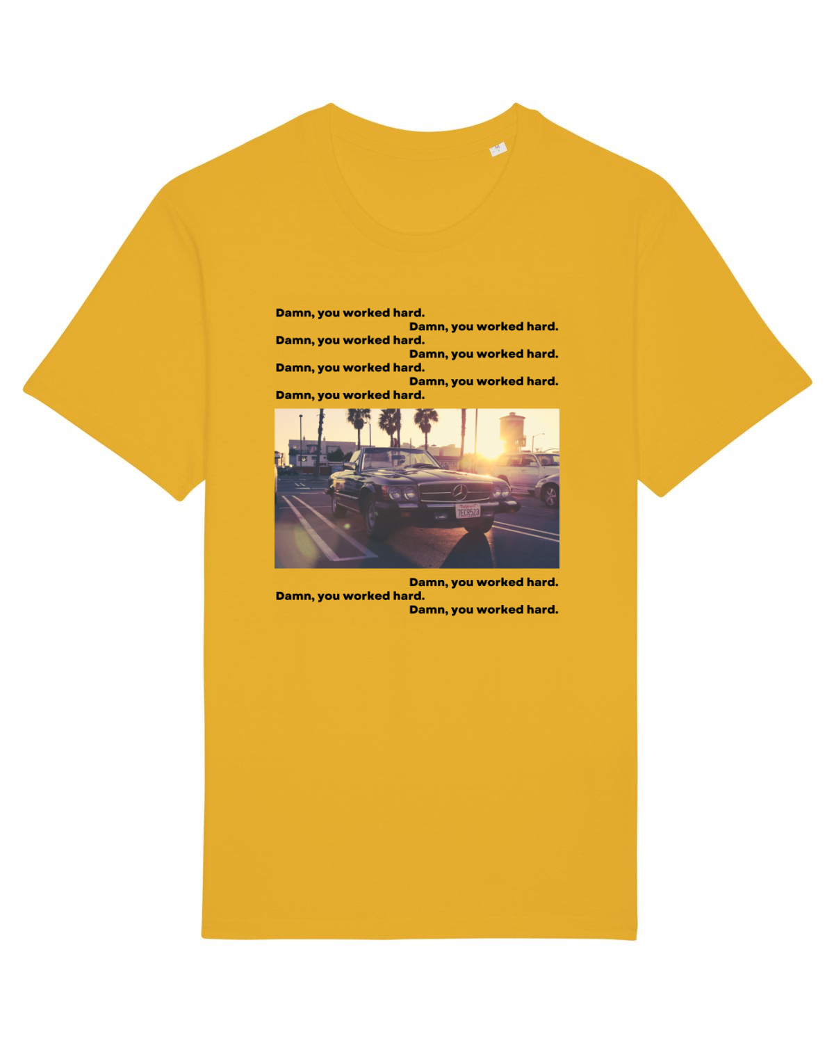 Tricou mânecă scurtă Unisex Rocker Spectra Yellow