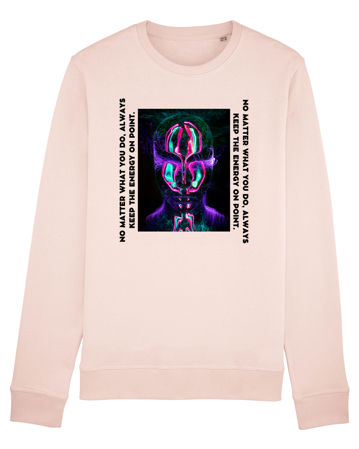 Bluză mânecă lungă Unisex Rise Candy Pink
