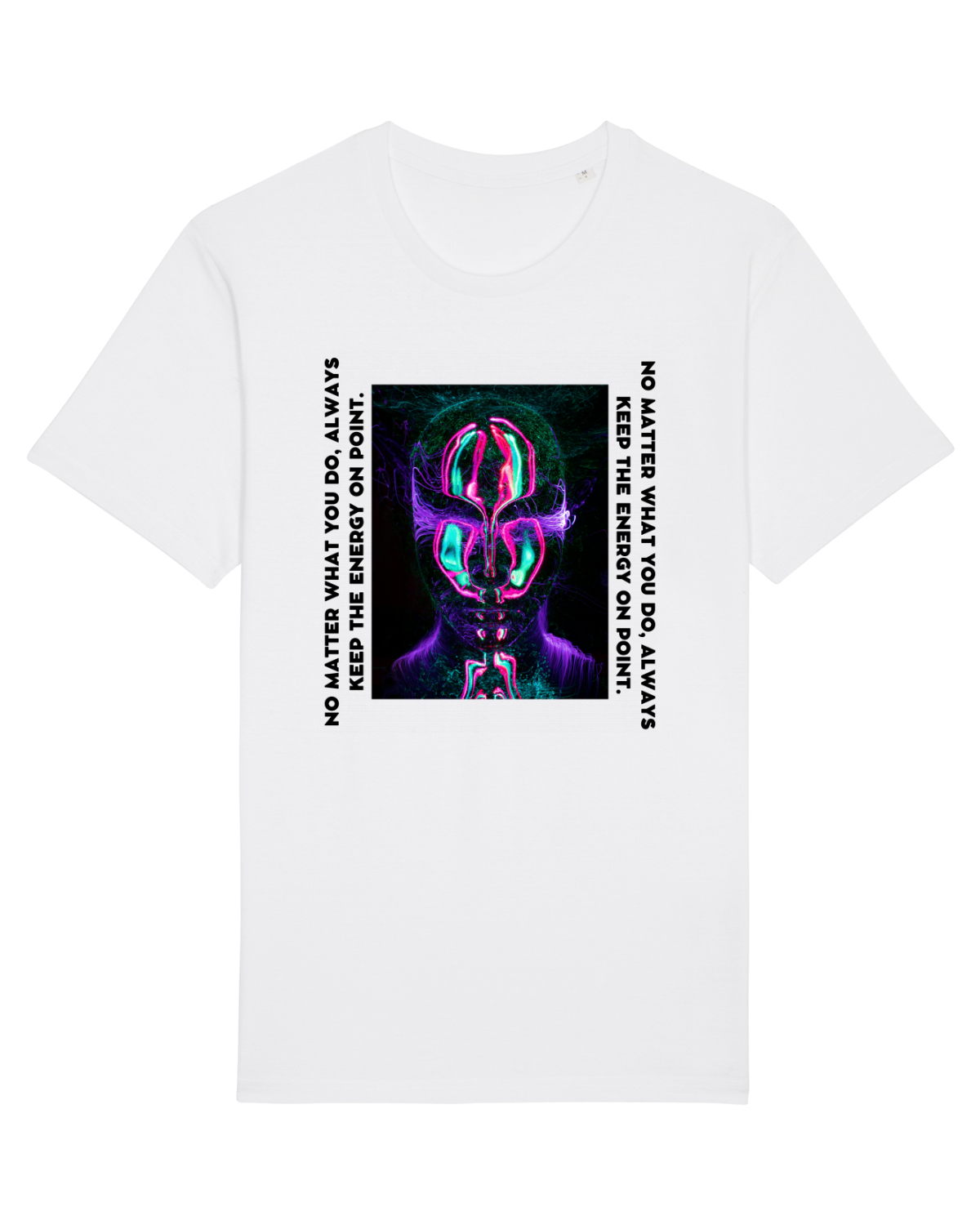 Tricou mânecă scurtă Unisex Rocker White