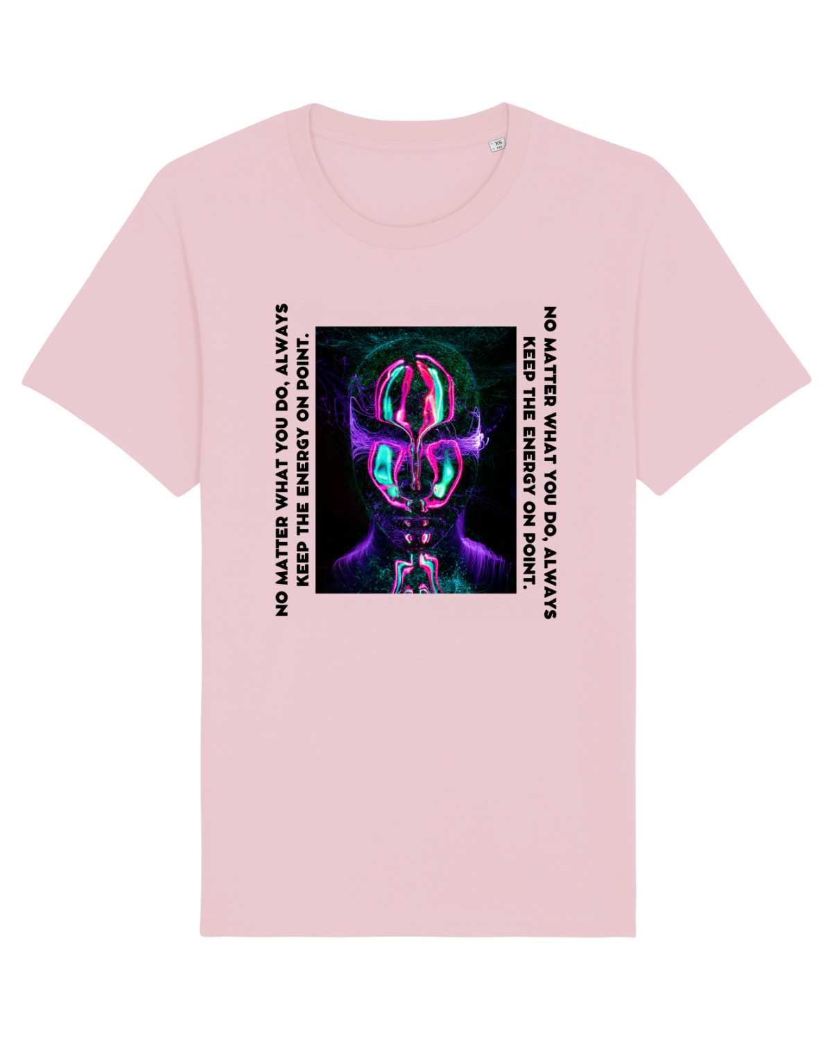 Tricou mânecă scurtă Unisex Rocker Cotton Pink