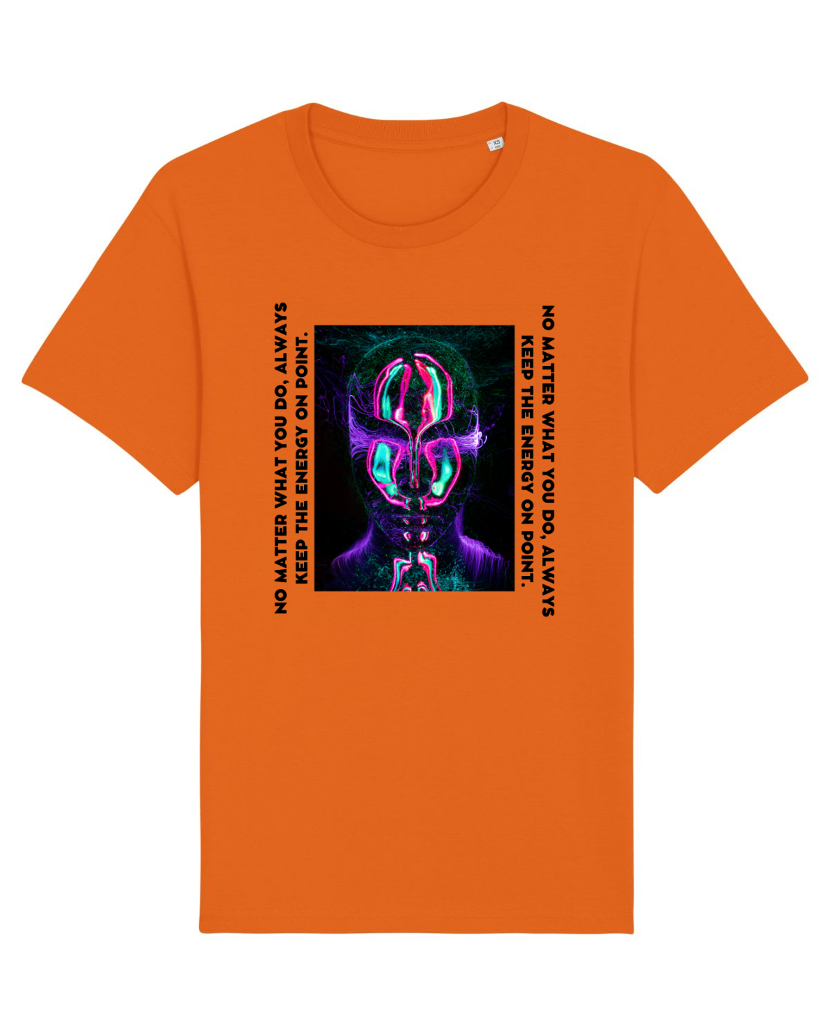 Tricou mânecă scurtă Unisex Rocker Bright Orange