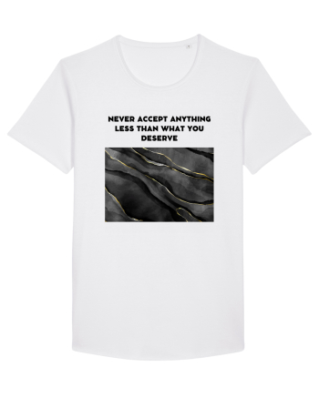 never accept anything... White