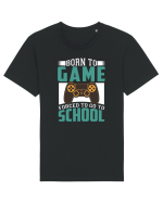 Born To Game Forced To Go To School Tricou mânecă scurtă Unisex Rocker