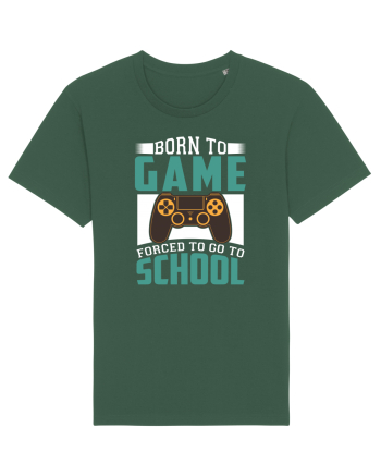 Born To Game Forced To Go To School Bottle Green