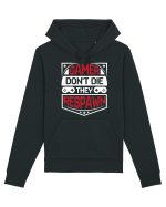 Gamer Don't Die They Respown Hanorac Unisex Drummer