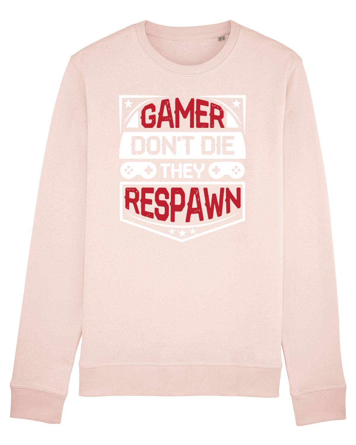 Bluză mânecă lungă Unisex Rise Candy Pink