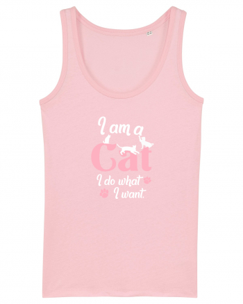 I am a CAT Cotton Pink