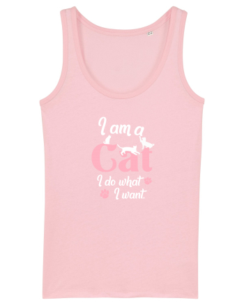 I am a CAT Cotton Pink
