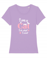 I am a CAT Tricou mânecă scurtă guler larg fitted Damă Expresser