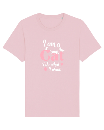 I am a CAT Cotton Pink
