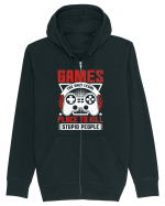 Games The Only Legal Place To Kill Stupid People Hanorac cu fermoar Unisex Connector