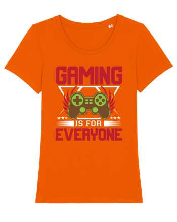 Gaming Is For Everyone Bright Orange