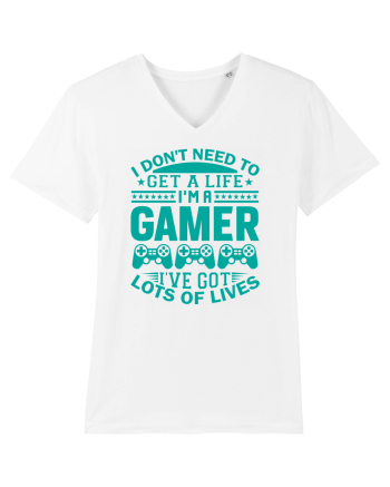 I Don't Need To Get A Life I'm A Gamer I've Got Lots Of Lives White
