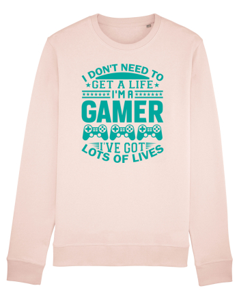 I Don't Need To Get A Life I'm A Gamer I've Got Lots Of Lives Candy Pink