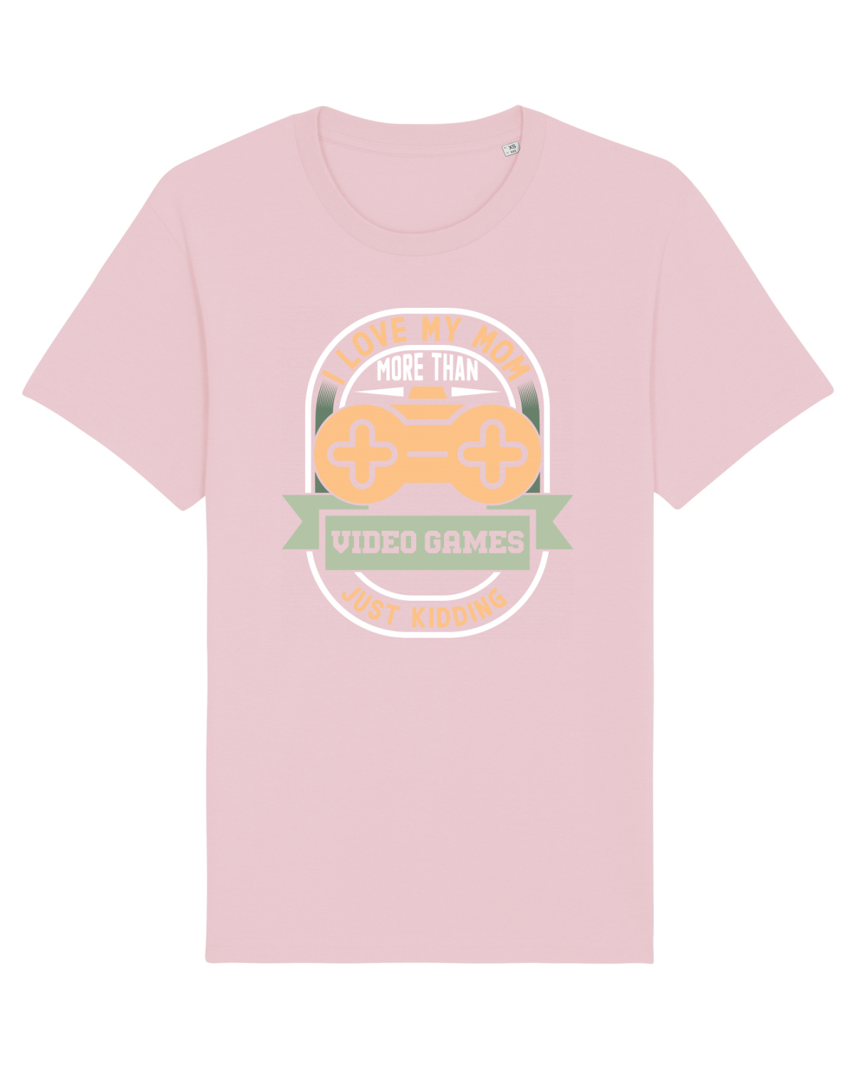 Tricou mânecă scurtă Unisex Rocker Cotton Pink