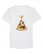 Christmas Pizza Tricou mânecă scurtă guler larg Bărbat Skater