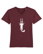 CAT scratch Tricou mânecă scurtă guler V Bărbat Presenter